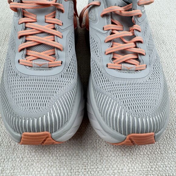 Hoka One One Bondi 7 Wide Running Shoes Women 10 D Harbor Mist Athletic Sneakers - Picture 5 of 15